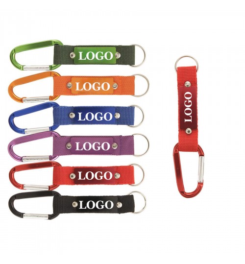 Carabiner Clip Key Tag