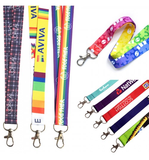 Dye-Sublimation Lanyards With Lobster Clasp